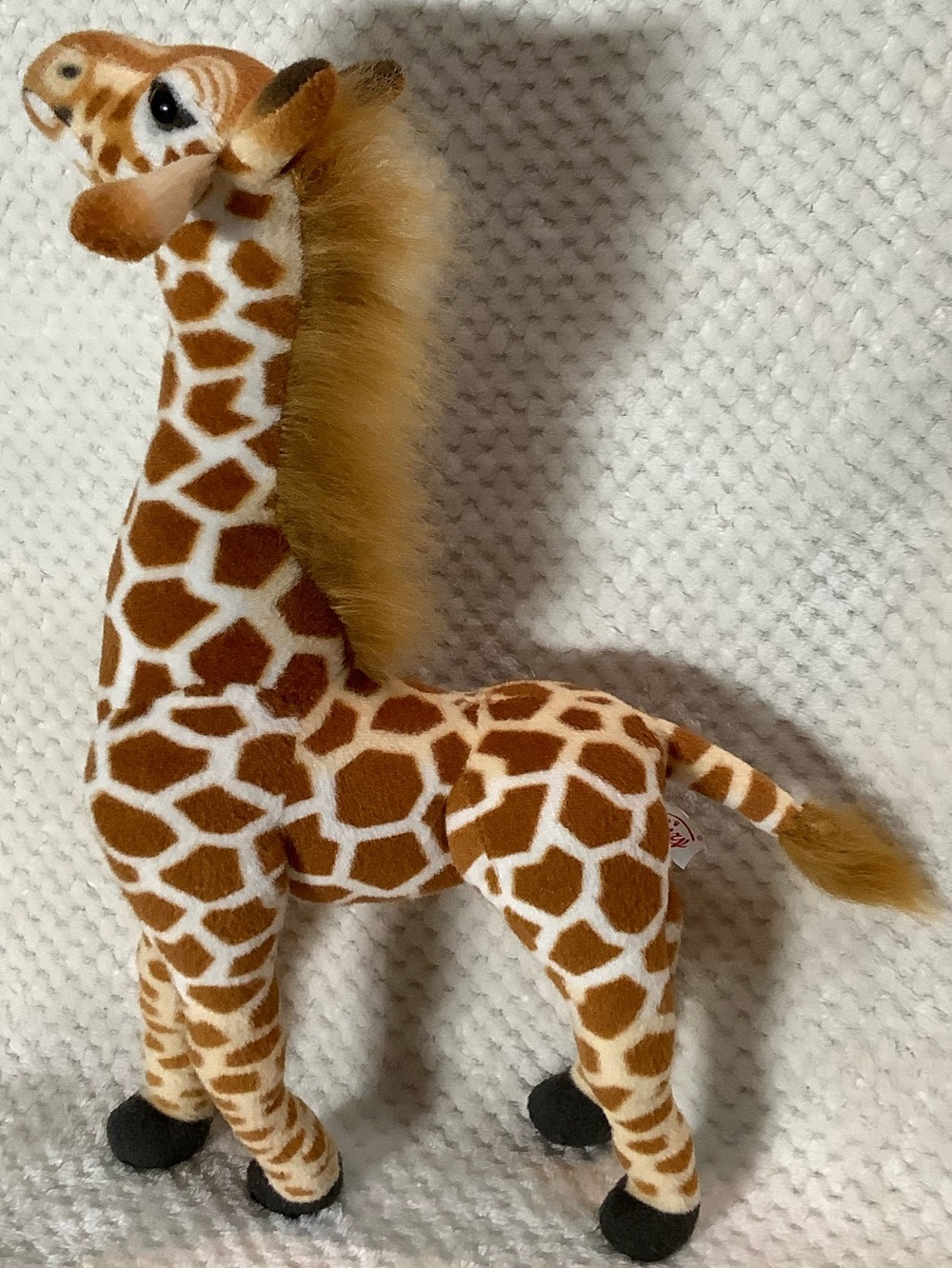 Linzy Toys Plush Standing Giraffe with Wired Legs Stuffed Animal